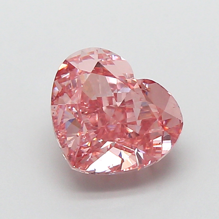 2.04 ct Pink (Intense) VS2 Heart Modified lab-grown diamond