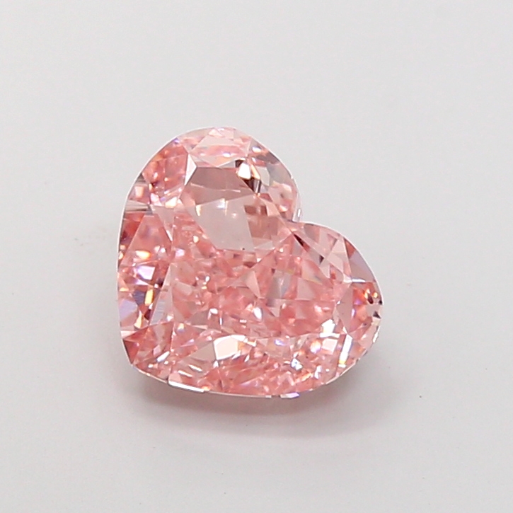2.75 ct Pink (Intense) VS1 Heart Modified lab-grown diamond