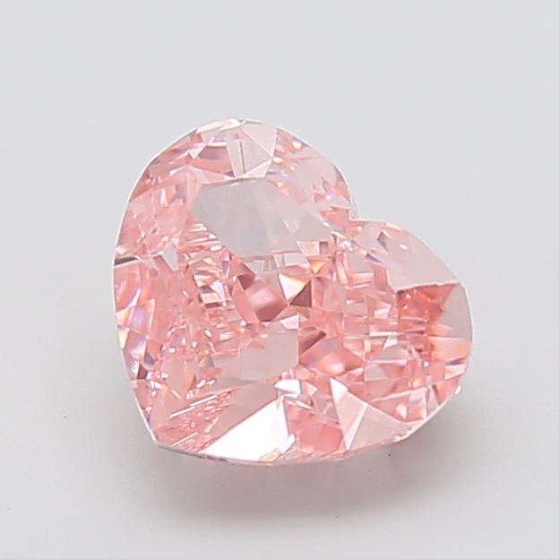 3.05 ct Pink (Intense) VVS2 Heart Modified lab-grown diamond