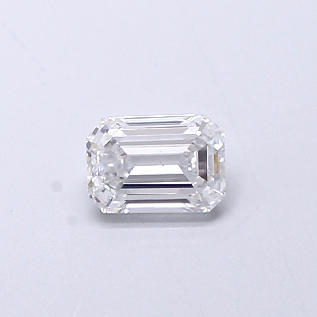 Actual 0.28 carat D Emerald lab-grown diamond