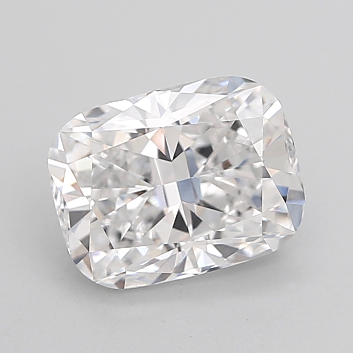 2.09 carat Cushion lab grown diamond, D VVS2, IGI certified