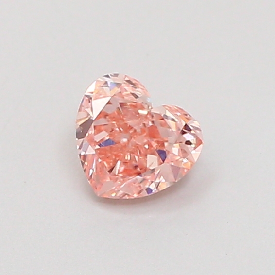 0.30 ct Pink (Intense) SI1 Heart Modified lab-grown diamond