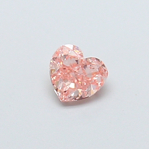 0.34 ct Pink (Intense) VS2 Heart Modified lab-grown diamond