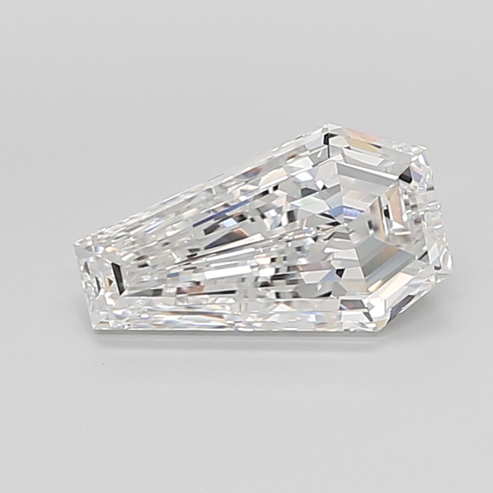 3.00 carat Coffin lab grown diamond, E VS2, IGI certified