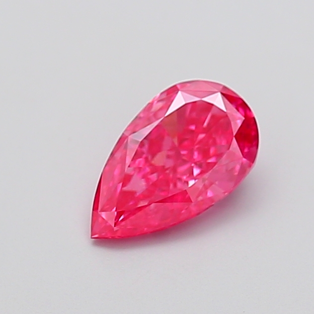 1.02 ct Pear Fancy Vivid Pink Lab-Grown Diamond