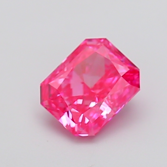 1.22 ct Radiant Fancy Vivid Pink Lab-Grown Diamond