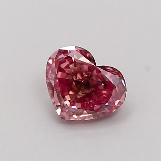 0.39 ct Heart Fancy Vivid Brown Lab-Grown Diamond