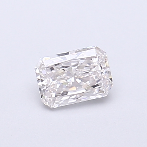 Actual 0.35 carat F Radiant lab-grown diamond