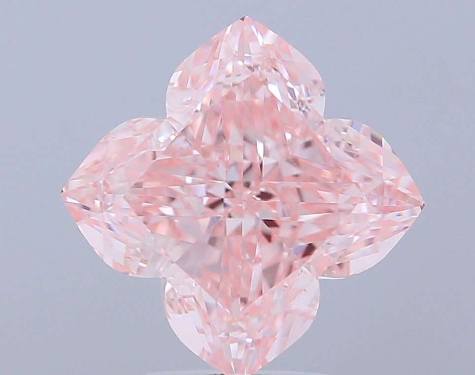 5.01 ct Lily Cut Fancy Intense Pink Lab-Grown Diamond