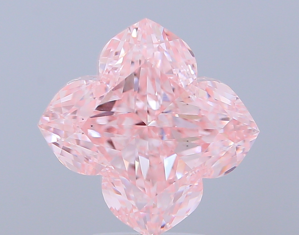 5.02 ct Lily Cut Fancy Intense Pink Lab-Grown Diamond