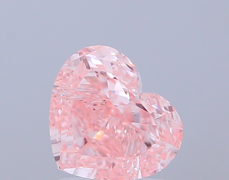 2.01 ct Heart Fancy Vivid Pink Lab-Grown Diamond