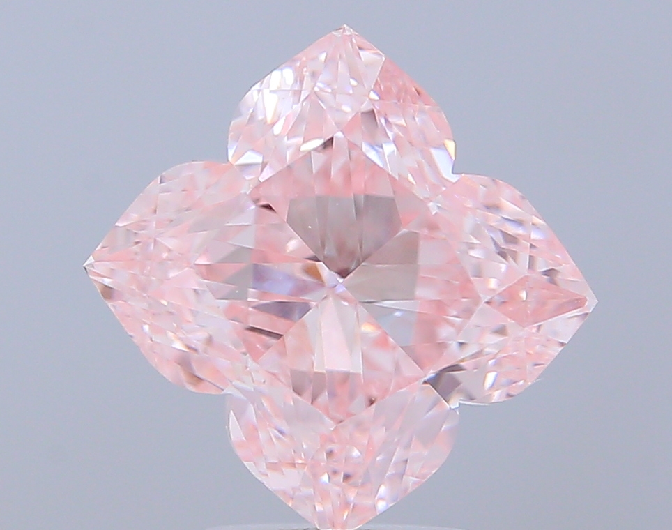 5.02 ct Lily Cut Fancy Intense Pink Lab-Grown Diamond