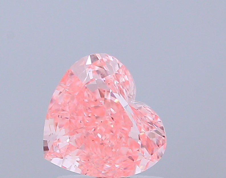 1.53 ct Heart Fancy Vivid Pink Lab-Grown Diamond