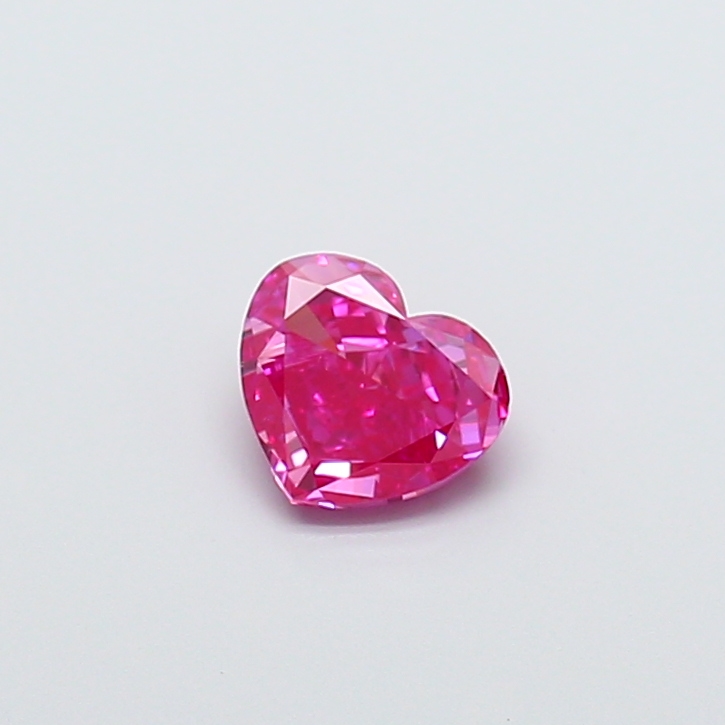 0.41 ct Heart Fancy Vivid Pink Lab-Grown Diamond