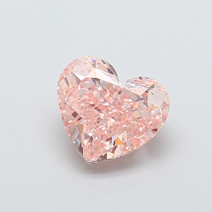 2.02 ct Heart Fancy Light Pinkish Brown Lab-Grown Diamond