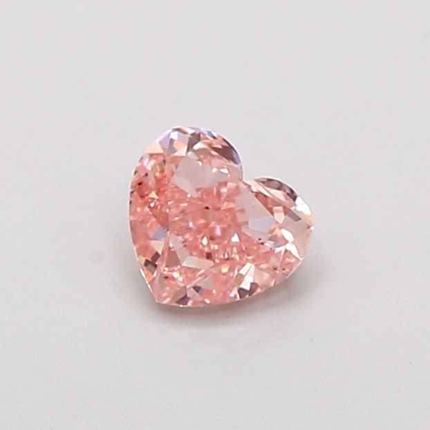 0.46 ct Pink (Intense) VS2 Heart Modified lab-grown diamond