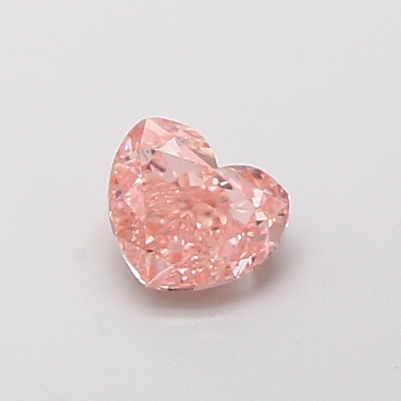 0.44 ct Pink (Intense) VS1 Heart Modified lab-grown diamond