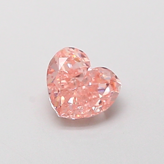 0.44 ct Pink (Intense) VS1 Heart Modified lab-grown diamond