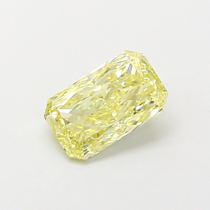 1.00 ct Radiant Fancy Vivid Yellow Lab-Grown Diamond