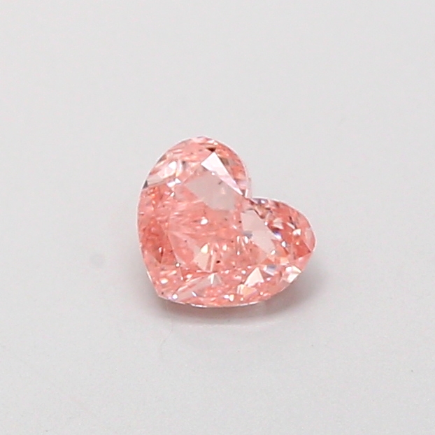 0.35 ct Pink (Intense) VS2 Heart Modified lab-grown diamond