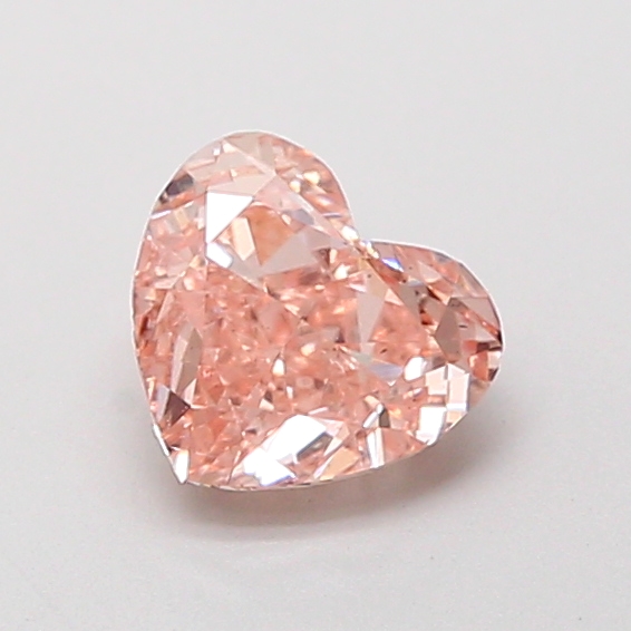 0.85 ct Brown (Light) VS2 Heart Modified lab-grown diamond