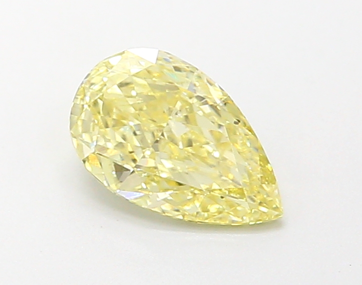 0.71 ct Yellow (Fancy) VS2 Pear Modified lab-grown diamond