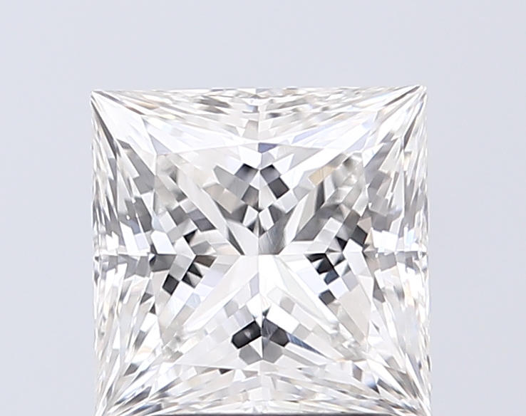 2.06 ct F VVS1 Princess Cut lab-grown diamond