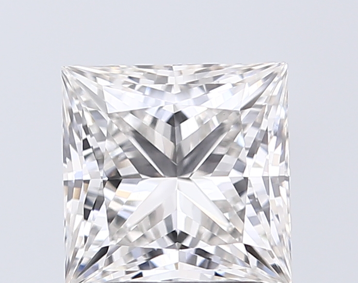 2.08 ct G VVS2 Princess Cut lab-grown diamond