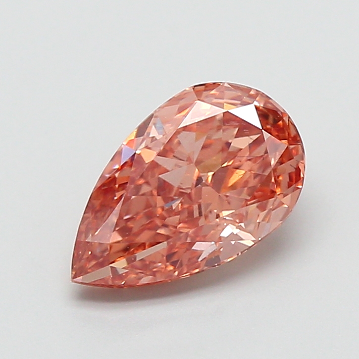 1.53 ct Brown (Fancy) VS2 Pear Modified lab-grown diamond