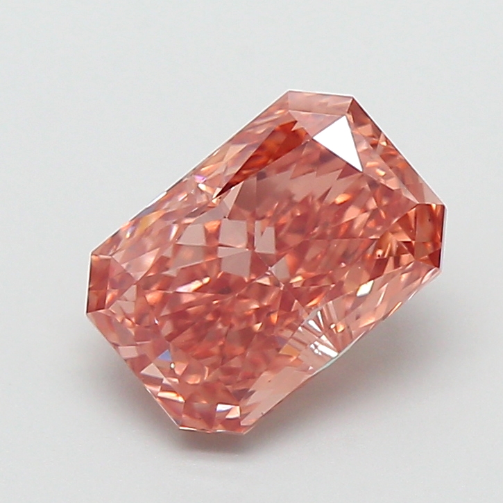 2.03 ct Brown (Fancy) VS1 Radiant lab-grown diamond