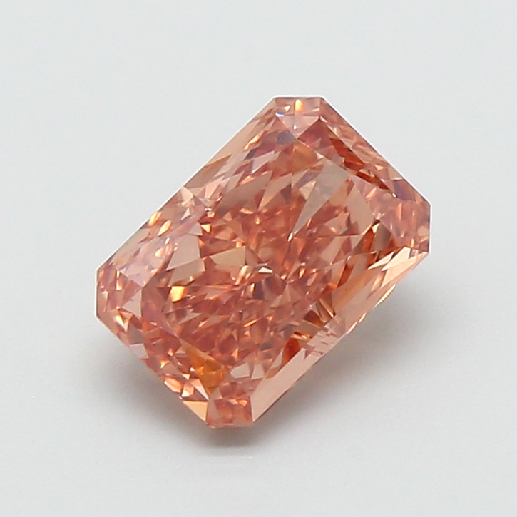 1.56 ct Brown (Fancy) VVS2 Radiant lab-grown diamond
