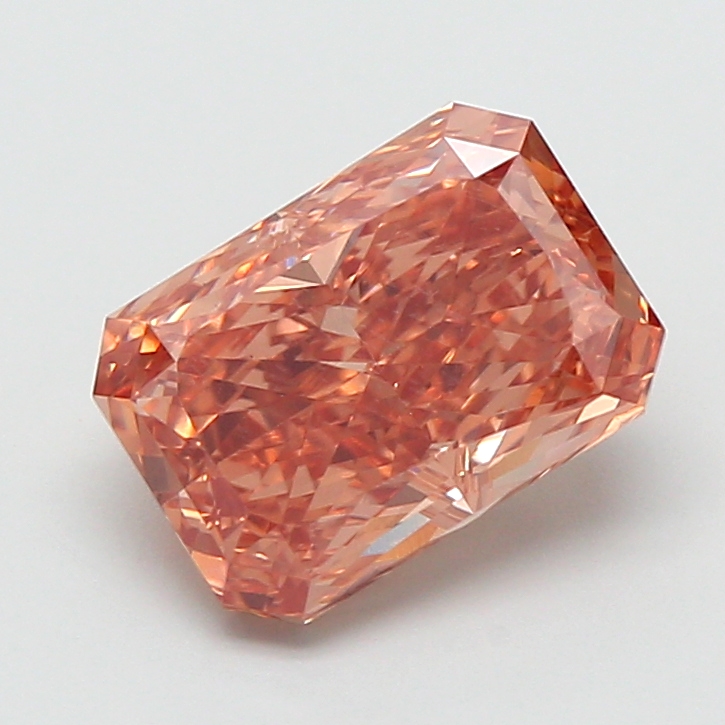 2.39 ct Brown (Fancy) VS1 Radiant lab-grown diamond