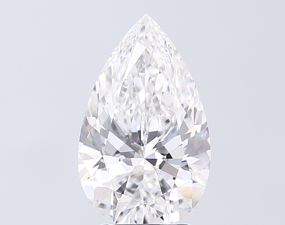 2.68 ct E VVS2 Pear Brilliant lab-grown diamond