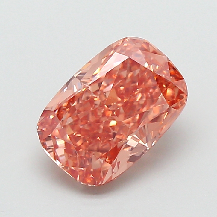 2.01 ct Brown (Fancy) VS1 Cushion lab-grown diamond