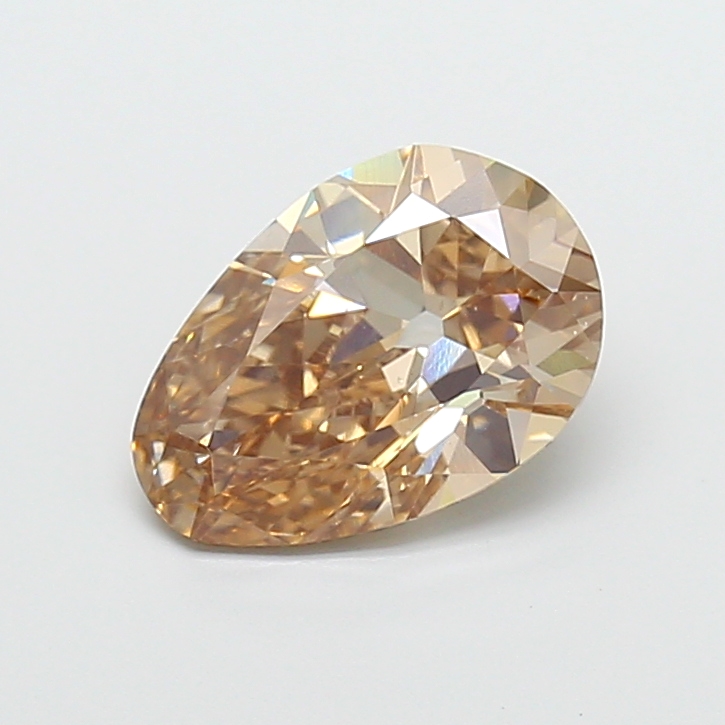 3.02 ct Old Miner lab grown diamond Fancy Light Brown VS2