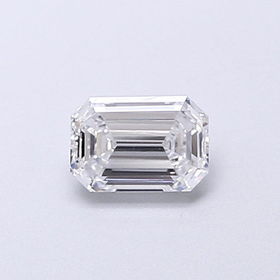 Actual 0.28 carat D Emerald lab-grown diamond