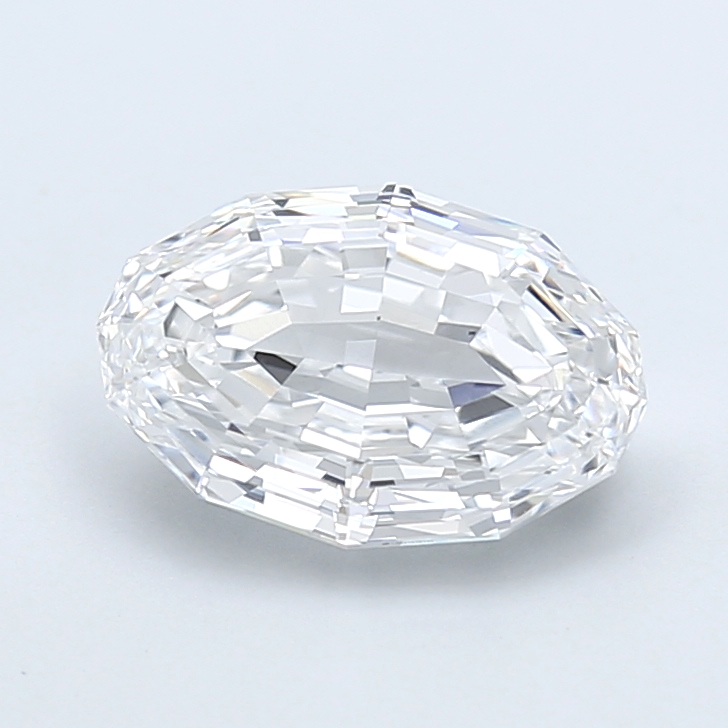 3.59 ct Oval Step lab grown diamond D VVS2