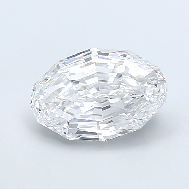 3.14 ct Oval Step lab grown diamond D VVS2