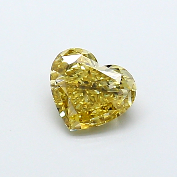 1.01 ct Heart Fancy Light Grayish Yellow Lab-Grown Diamond