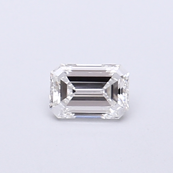 Actual 0.26 carat D Emerald lab-grown diamond