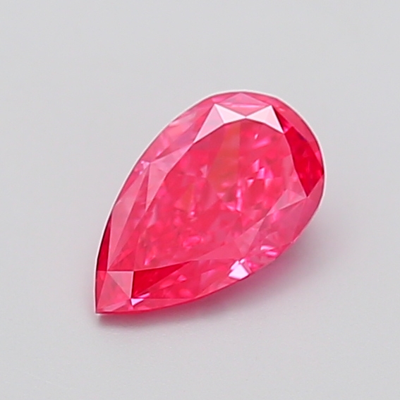 1.02 ct Pear Fancy Vivid Pink Lab-Grown Diamond