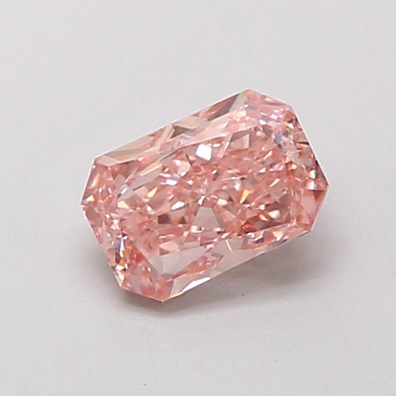 0.69 ct Pink (Intense) VS1 Radiant lab-grown diamond