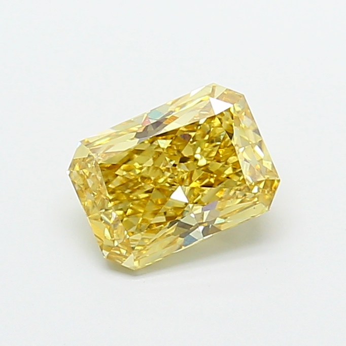 2.04 ct Radiant Fancy Intense Yellow Lab-Grown Diamond