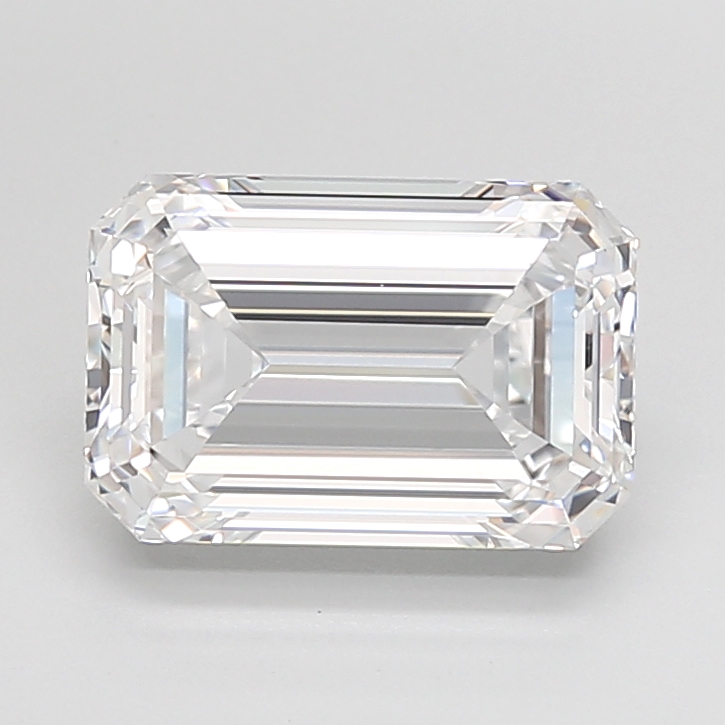 Emerald cut 4.07ct D IF