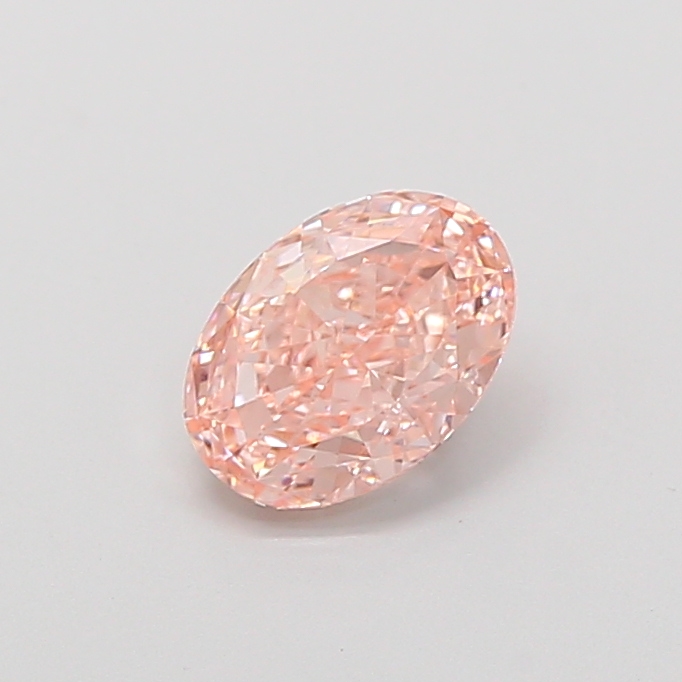 1.02 ct Oval Fancy Vivid Pink Lab-Grown Diamond
