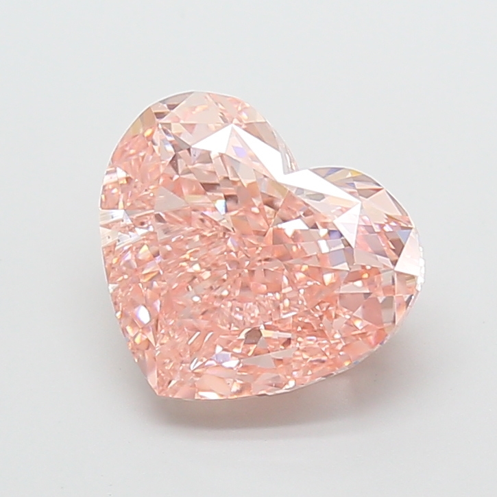 5.02 ct Heart Fancy Intense Pink Lab-Grown Diamond