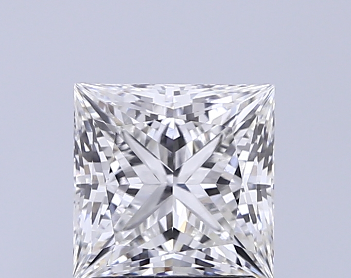 2.07 ct G VVS2 Princess Cut lab-grown diamond