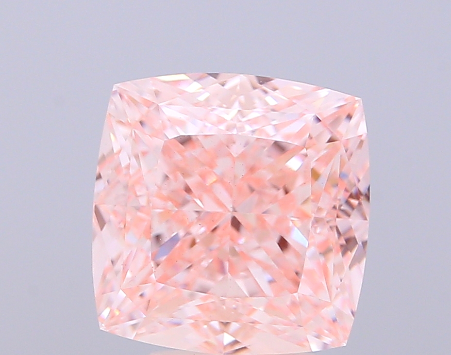 5.04 ct Cushion, Fancy Vivid Pink VS1 IGI CVD