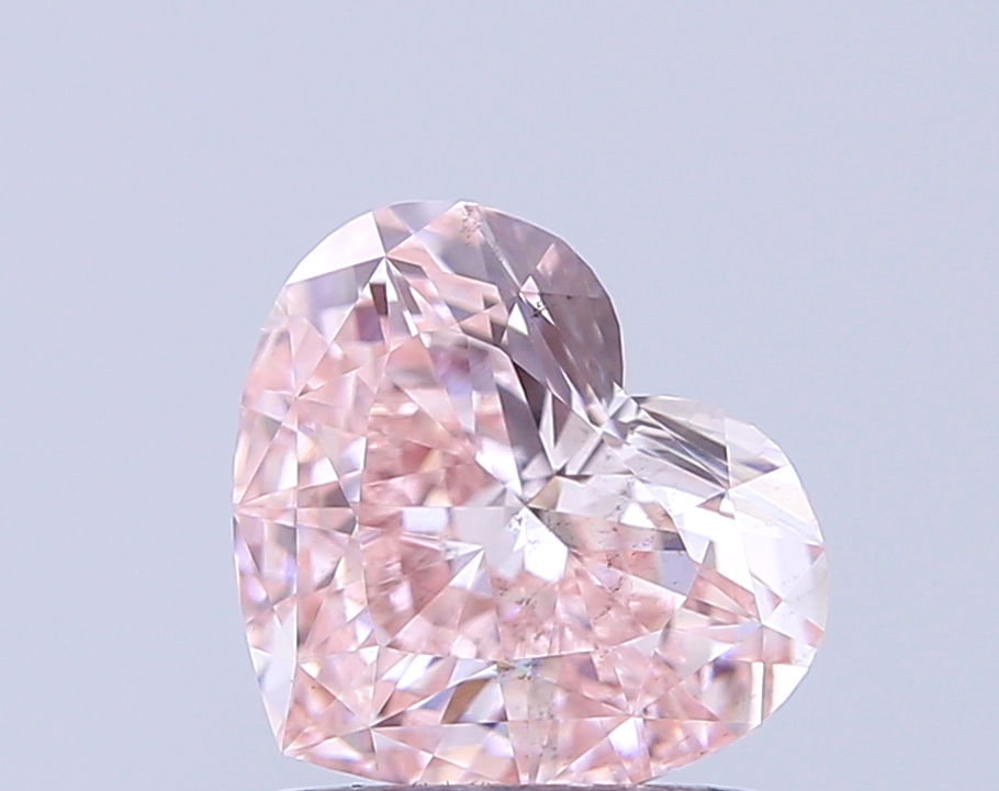 1.21 ct Heart, Fancy Intense Pink SI1 IGI CVD