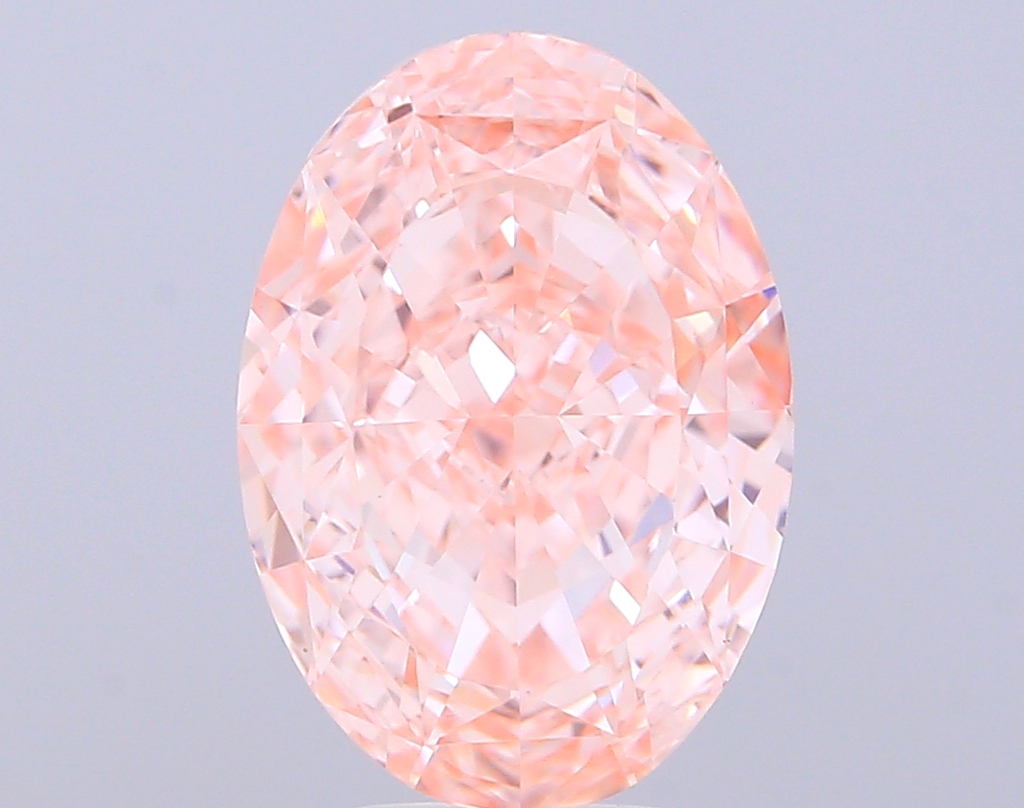 5.02 ct Oval, Fancy Intense Pink VVS2 IGI CVD
